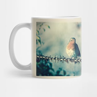 ROBIN ON THE WIRE Mug